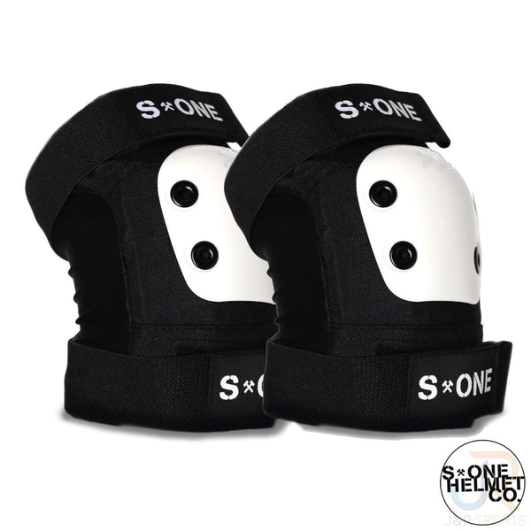 S1 Pro Elbow Pads - Black / White