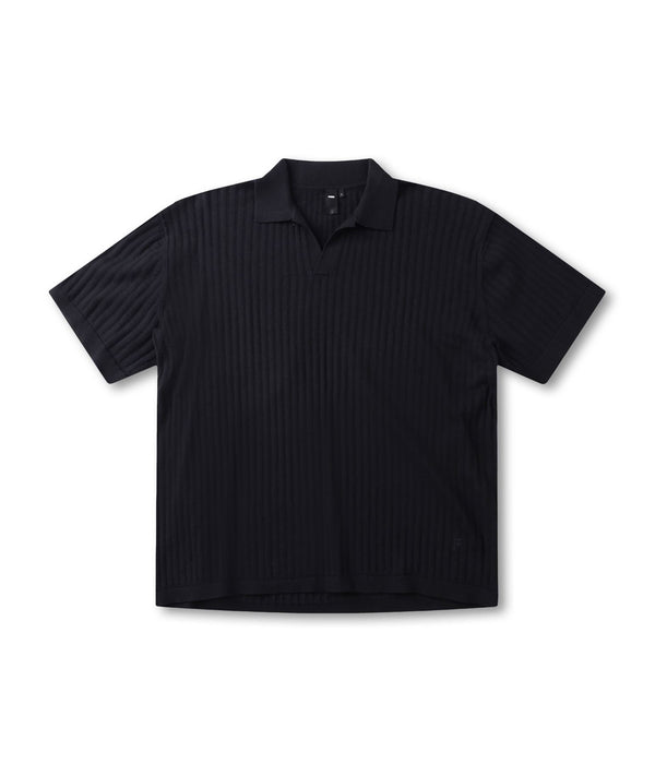 Former Franchise Open Collar Polo (Black)