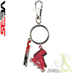 Seba '14 Steel Key Holder (High) - Red Inline Skates