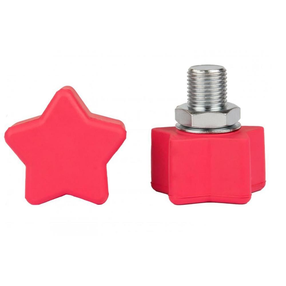 Rookie Quad Roller Skate Toestop Star Adjustable - Pink - Skatewarehouse.co.uk
