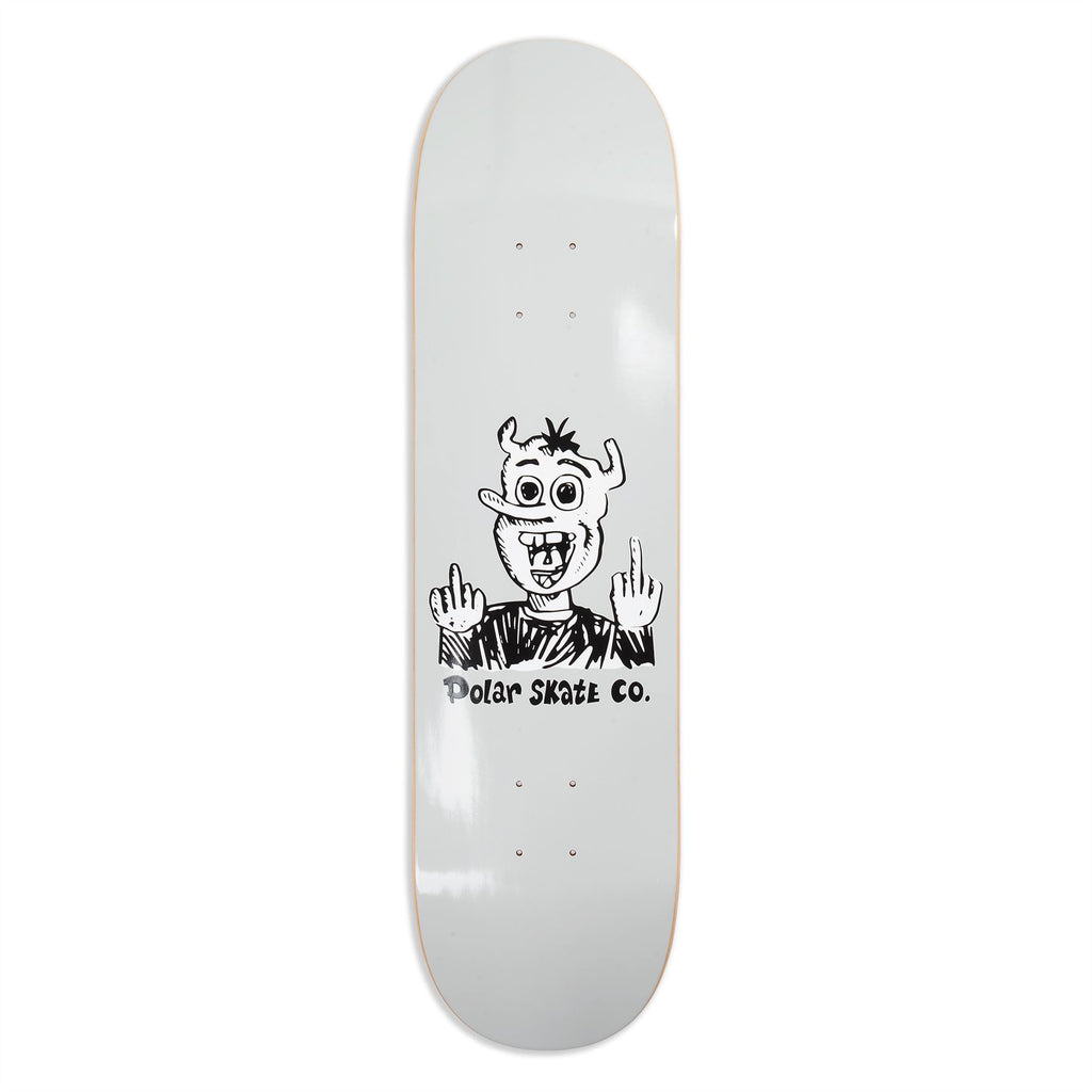Polar Skate Co Team - Up Yours! - Grey Skateboard Deck - 8.5"