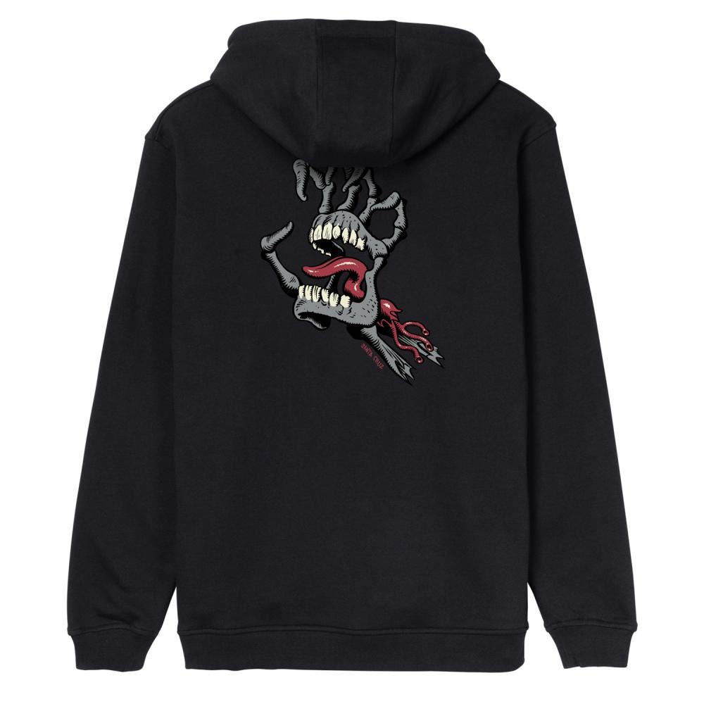 Santa Cruz Hood Bone Hand Cruz Hood - Black - Skatewarehouse.co.uk