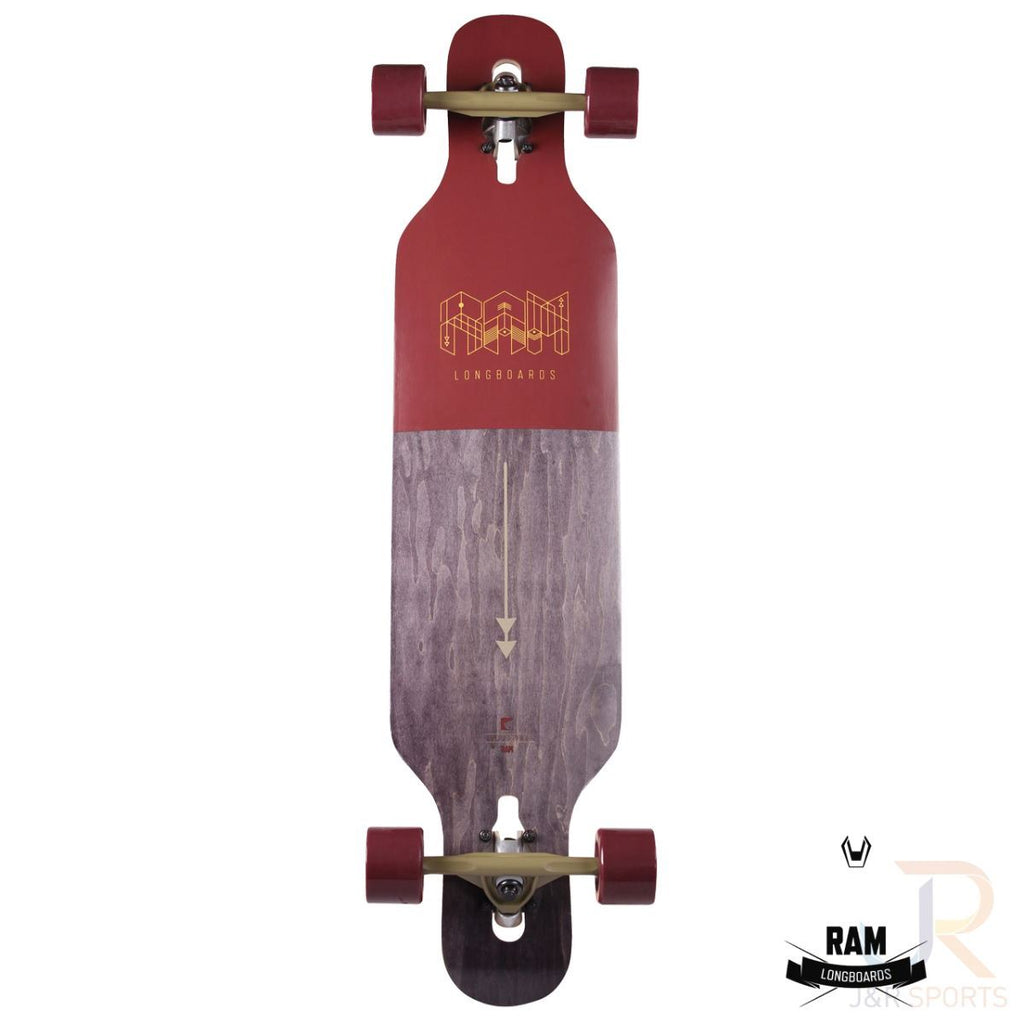 Ram Longboard - Ciemah 39" X 8.75" - Rosewood - Skatewarehouse.co.uk
