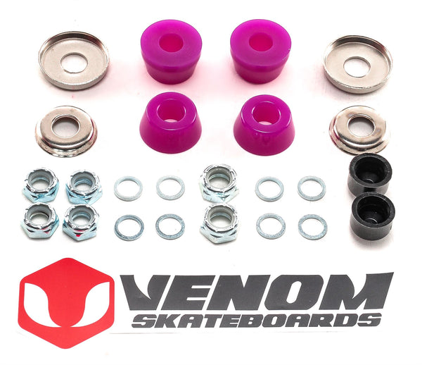 Venom Skateboards Truck Rebuild Kit - 96a Hard - Skatewarehouse.co.uk