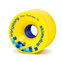 Orangatang "Stimulus" inc Jehu V2 Bearings - Yellow 86a (Set 4) Skateboard Wheels
