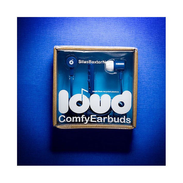 Loud Fat and Flats Earbuds - Silas Baxter-Neal - Blue - Skatewarehouse.co.uk
