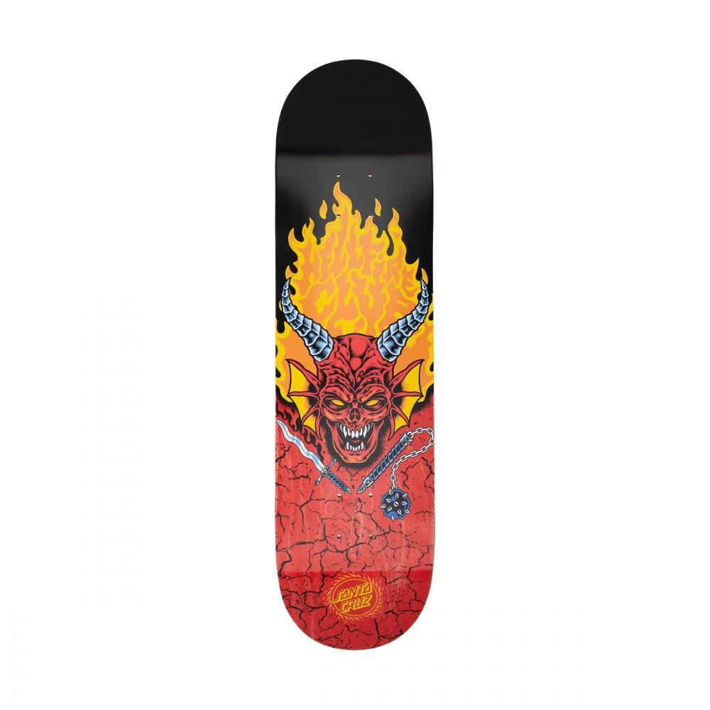 Santa Cruz ST Stranger Things Hellfire Club Skateboard Deck - 8.25"