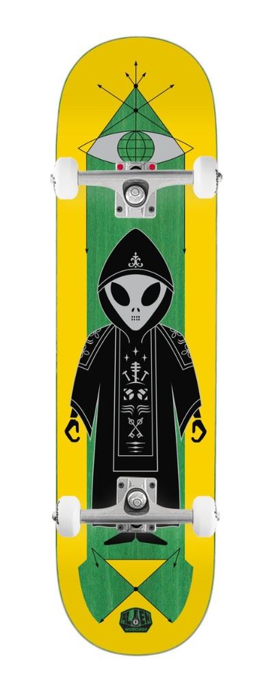 Alien Workshop High Priest Multi x Venom Custom Complete Skateboard - 8.25"