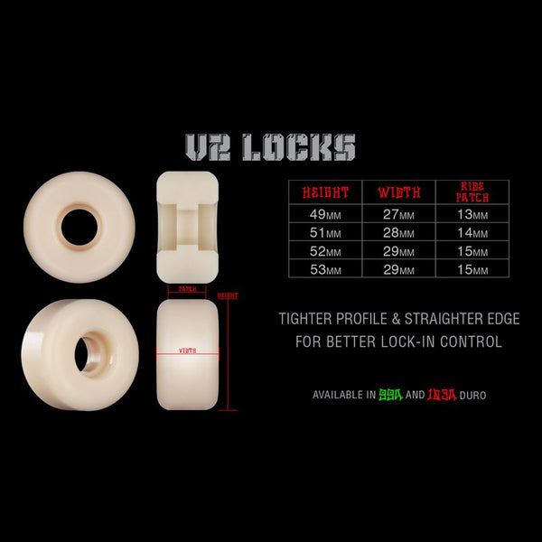 BONES STF • 53mm • 103A • V2 Lock (Spring '26) Skateboard Wheels