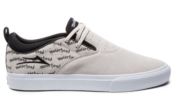 Lakai Motorhead Riley 2 White Suede Skate Shoes - Skatewarehouse.co.uk