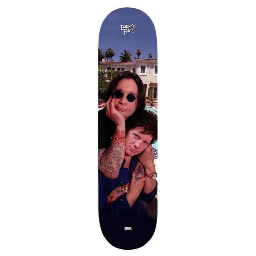 Sour Solution Barney Page 'Ozzy' (S1) Skateboard Deck - 8.25"