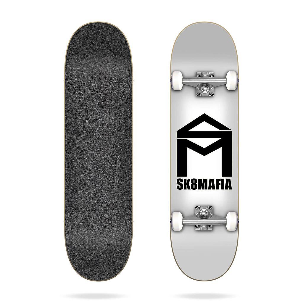 Sk8Mafia House Logo White Sk8Mafia Micro Complete Skateboard - 6.0"