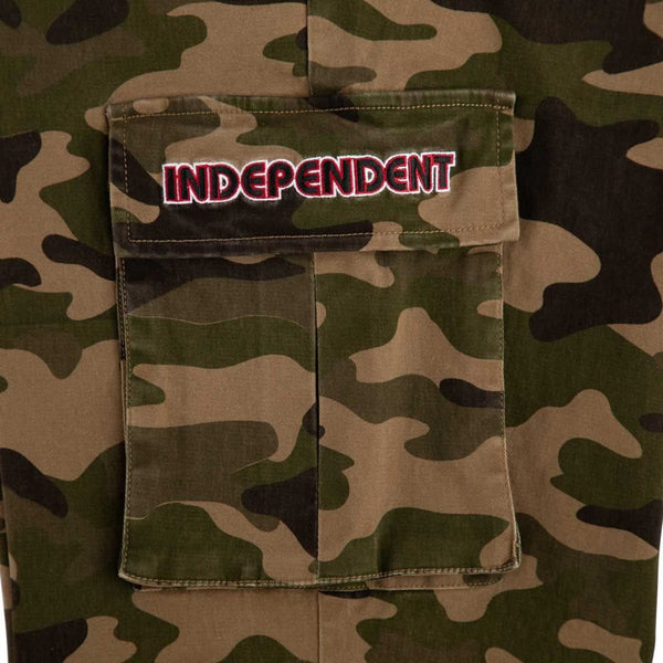 Independent Cargo Pants Groundwork - Camo - Skatewarehouse.co.uk