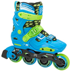 FR EZX Adjustable In-Line Skates - Blue / Lime