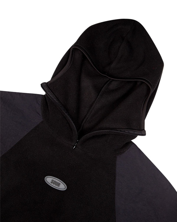 Sour Solution Ninja Hood Micro Fleece Black