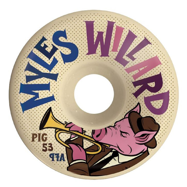 Pig Skateboard Wheels Willard Jazz / 97A / Conical Shape - Skatewarehouse.co.uk