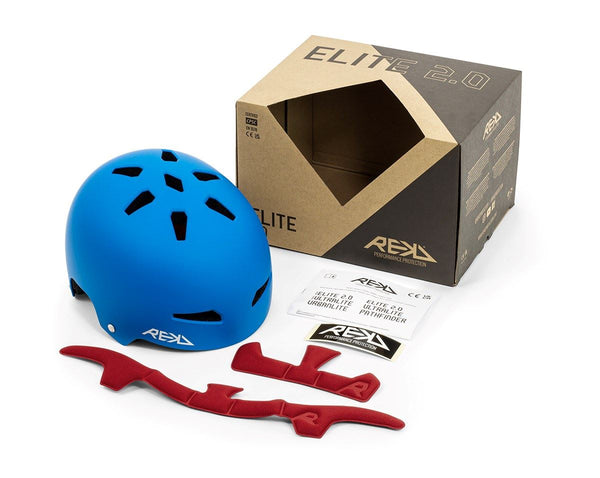 REKD Elite 2.0 Helmet - Blue - Skatewarehouse.co.uk
