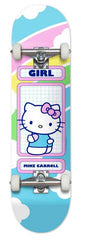 Girl Rainbow Kitty Mike Carroll Complete Skateboard - 7.75"
