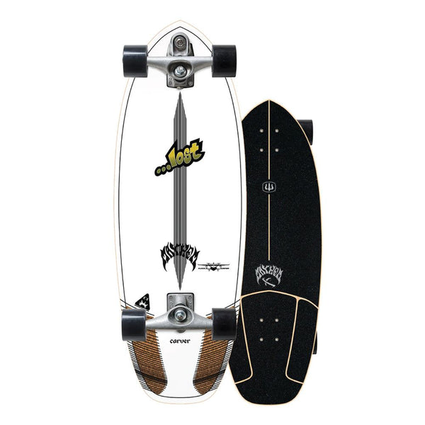 Carver ...Lost Puddle Jumper - C7 Surfskate Cruiser Skateboard - 10.5