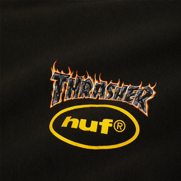 Meltdown Heavyweight Hoodie (Washed Black)