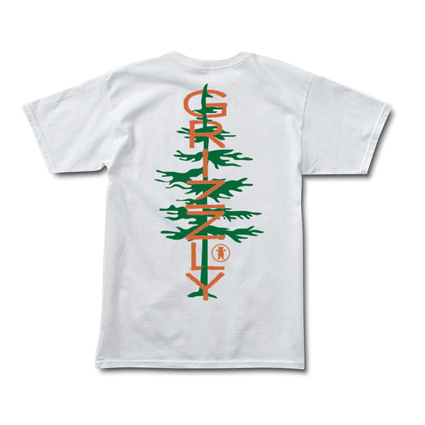 Grizzly Tallest Tree Tee White - Skatewarehouse.co.uk