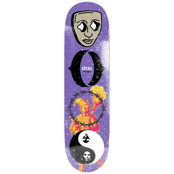 Opera Trey Wood Piece EX7 Purple Skateboard Deck - 8.75