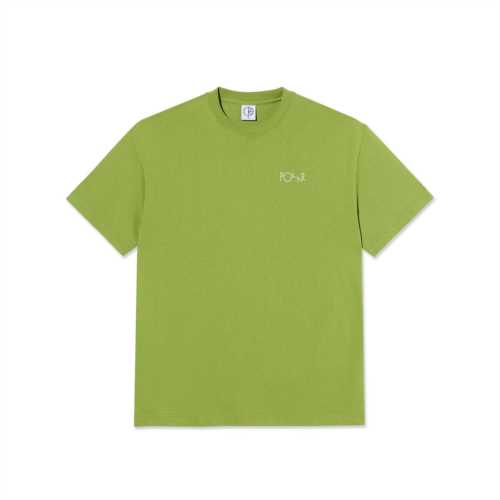 Polar Skate Co Contrast Tee I Stroke Logo (Peridot) - S