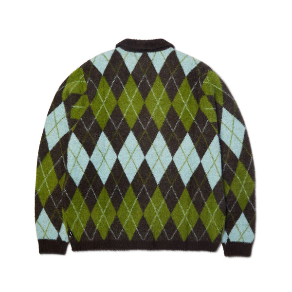 HUF Cooper Mohair Sweater (Dark Brown)