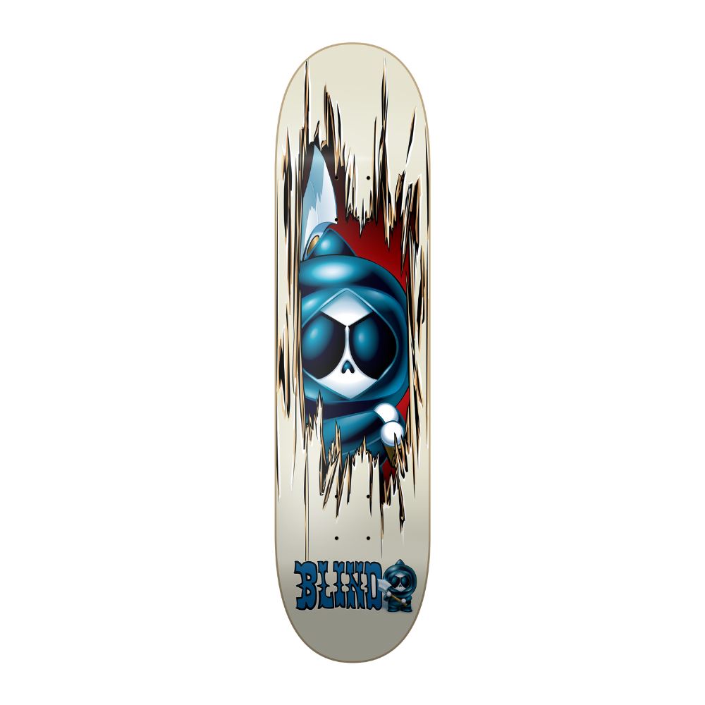 Blind Classic KNNY Axe White Skateboard Deck - 8.25"