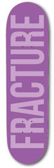 Fracture Fade Purple Skateboard Deck -  7.75" - Skatewarehouse.co.uk