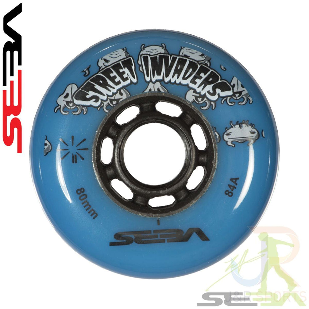 Seba Street Invaders Blue Wheel 84Mm (Unit) - Skatewarehouse.co.uk