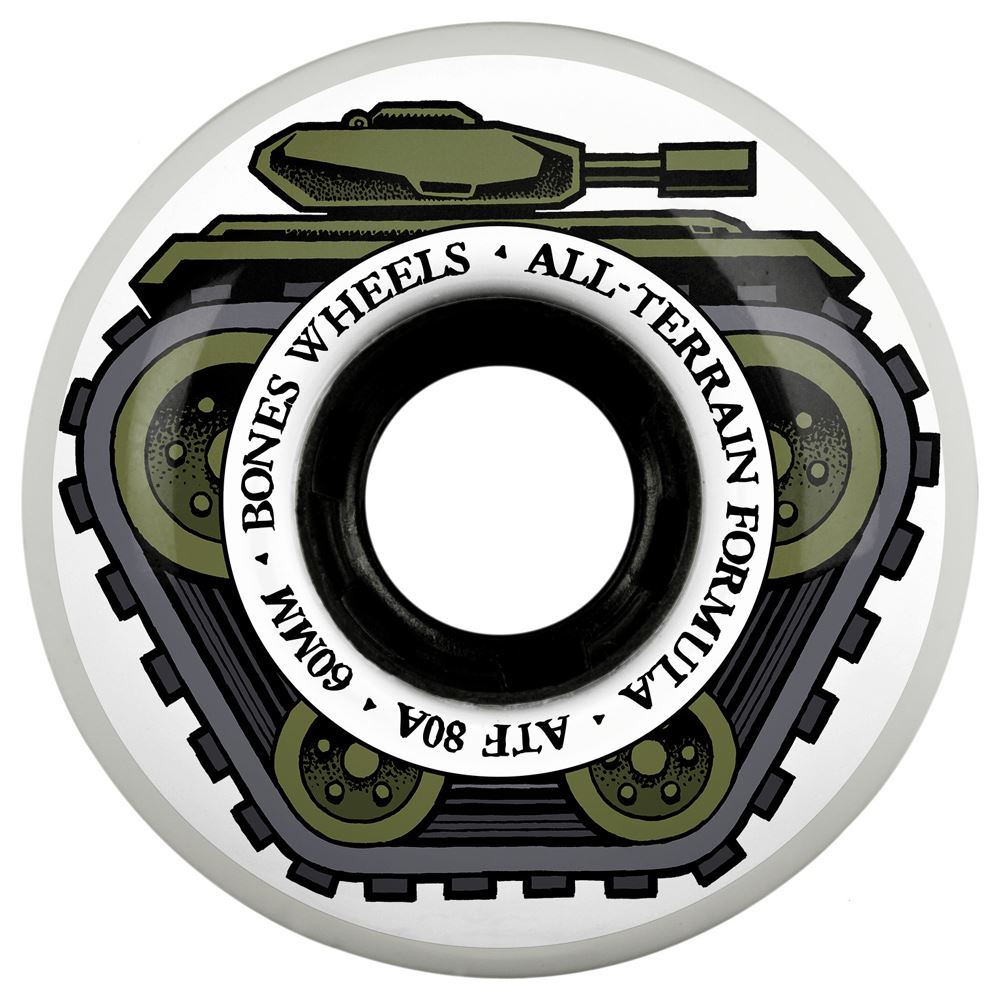 BONES ATF All Tank • 60mm • 80A Skateboard Wheels