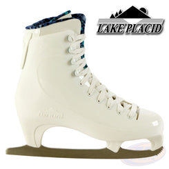 Lake Placid 687 Moulded Ice Skates - White
