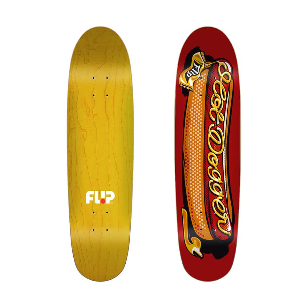 Flip Team Hotdogger Flip Skateboard Deck - 8.0" - Skatewarehouse.co.uk