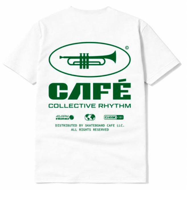 Skateboard Cafe Collective Rhythm Tee (White)