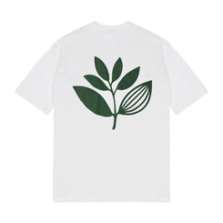 Magenta Classic Plant Tee White