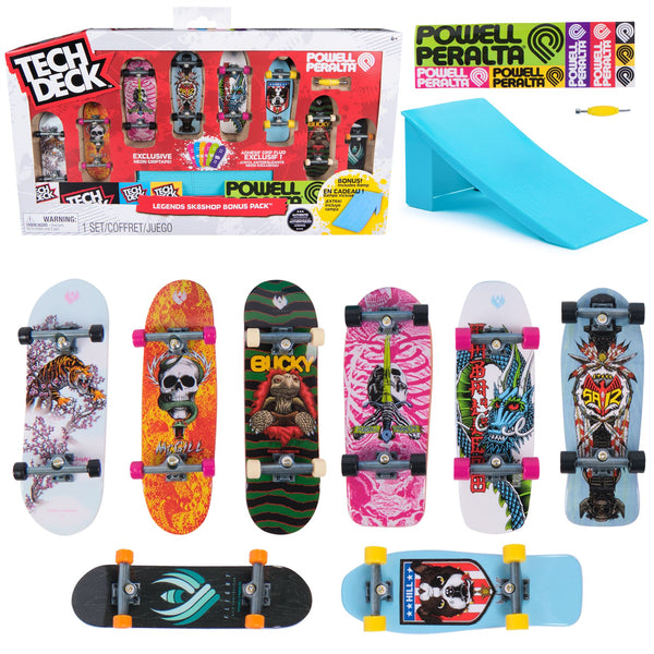 Tech Deck Legends Sk8shop Bonus Pack Accessories