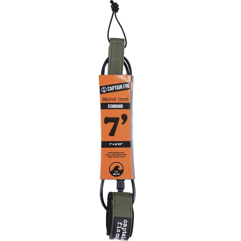 Captain Fin Co - Shred Cord - 7' Standard - Army Surf Accessory