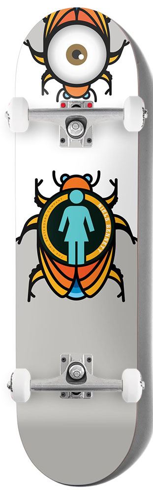 Girl Skateboard Beetle Bum Niels Bennett x Venom Custom Complete Skateboard - 8.5" - Skatewarehouse.co.uk