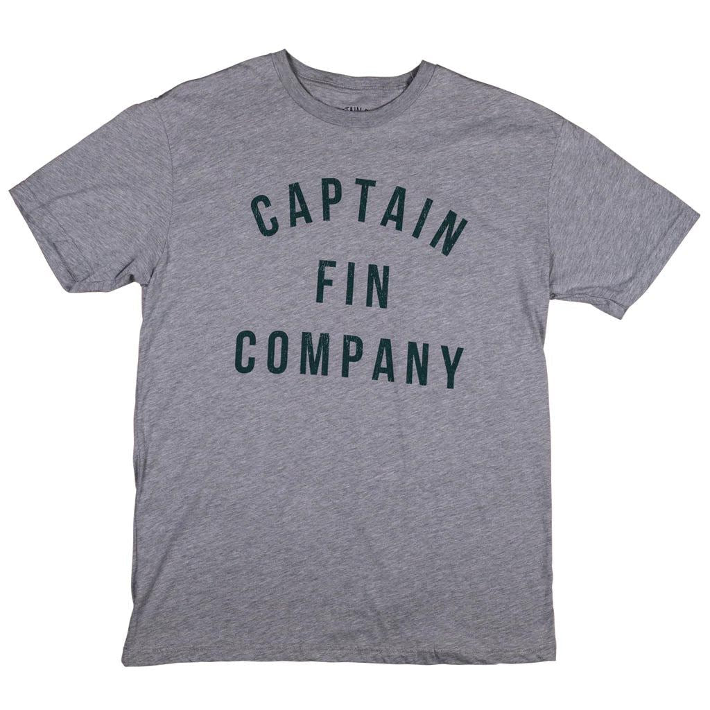 Captain Fin Co - College Tee - Heather Grey - M