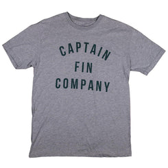 Captain Fin Co - College Tee - Heather Grey - M