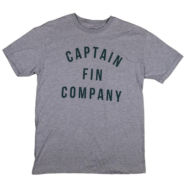 Captain Fin Co - College Tee - Heather Grey - M