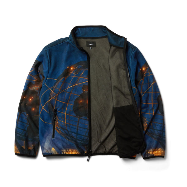 HUF Flushing Polar Fleece Jacket (Multi)