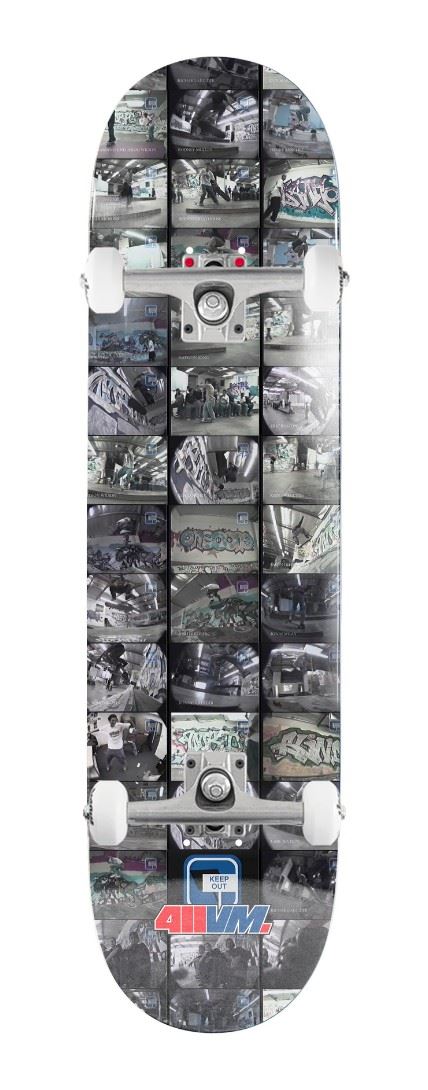 411 Private Property Grabs EX7 Black x Venom Custom Complete Skateboard - 8.25