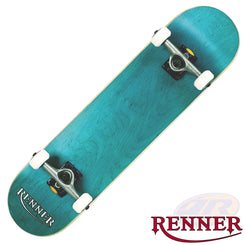 Renner Pro - 7 Ply, Virus Trucks, Abec 9 - Blue Complete Skateboard - 7.75" - Skatewarehouse.co.uk