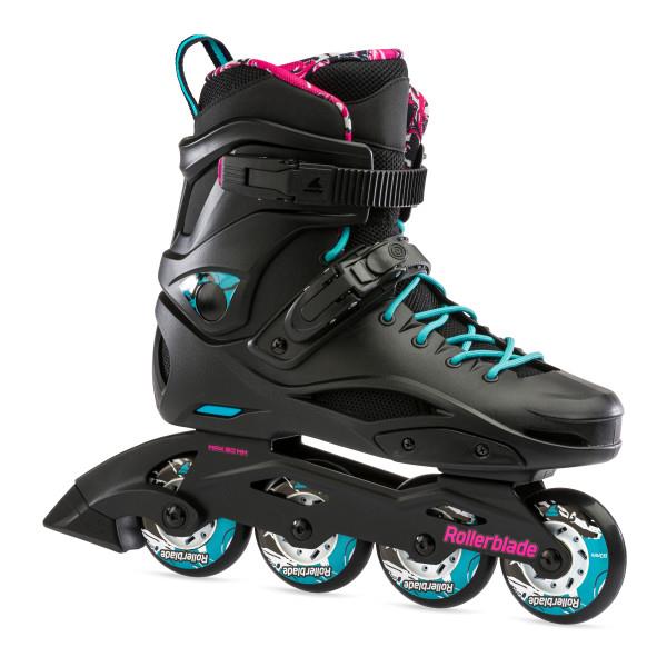 Rollerblade Cruiser W Blk/Aqu Inline Recreational Skate - Skatewarehouse.co.uk