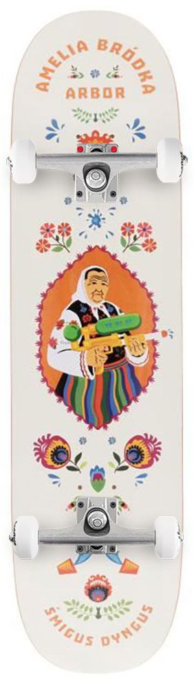 Arbor Amelia Smigus Dyngus Custom Complete Skateboard - 8.25