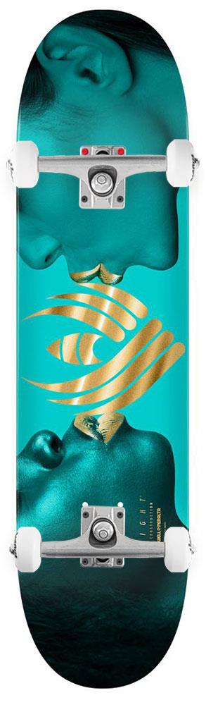 Powell Peralta KISS Flight • Turquoise / Gold Foil x Venom Custom Complete Skateboard - 8.13