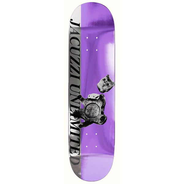 Jacuzzi Unlimited Ariana Spencer Broken Cat EX7 Purple Skateboard Deck - 8.5