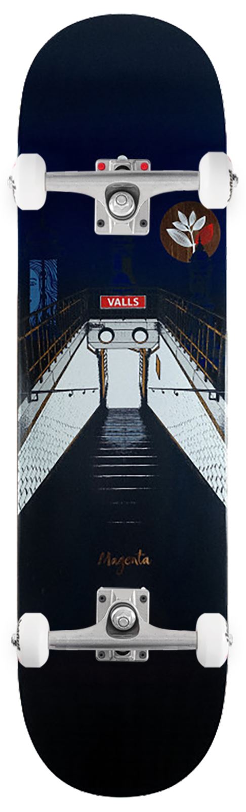 Magenta Leo Valls Metro Series x Venom Custom Complete Skateboard - 8.5